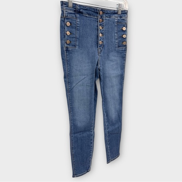 064 J BRAND | EUC Natasha Sky-High super skinny blue jeans (size 28) - Picture 7 of 13